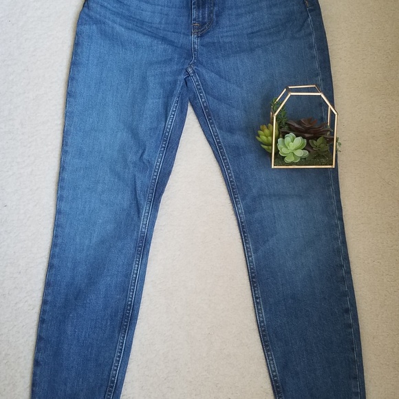 Everlane High Rise Skinny Jeans in Mid Blue - Picture 2 of 5